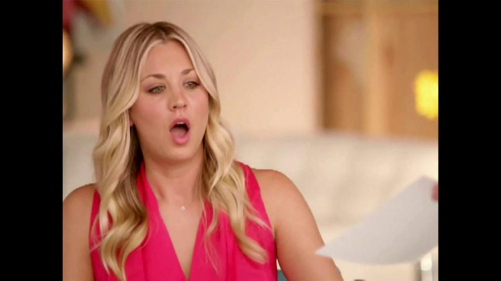 Is Kaley Cuoco doing commercials?