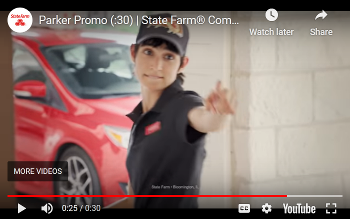 Is Parker from the State Farm commercial a girl?