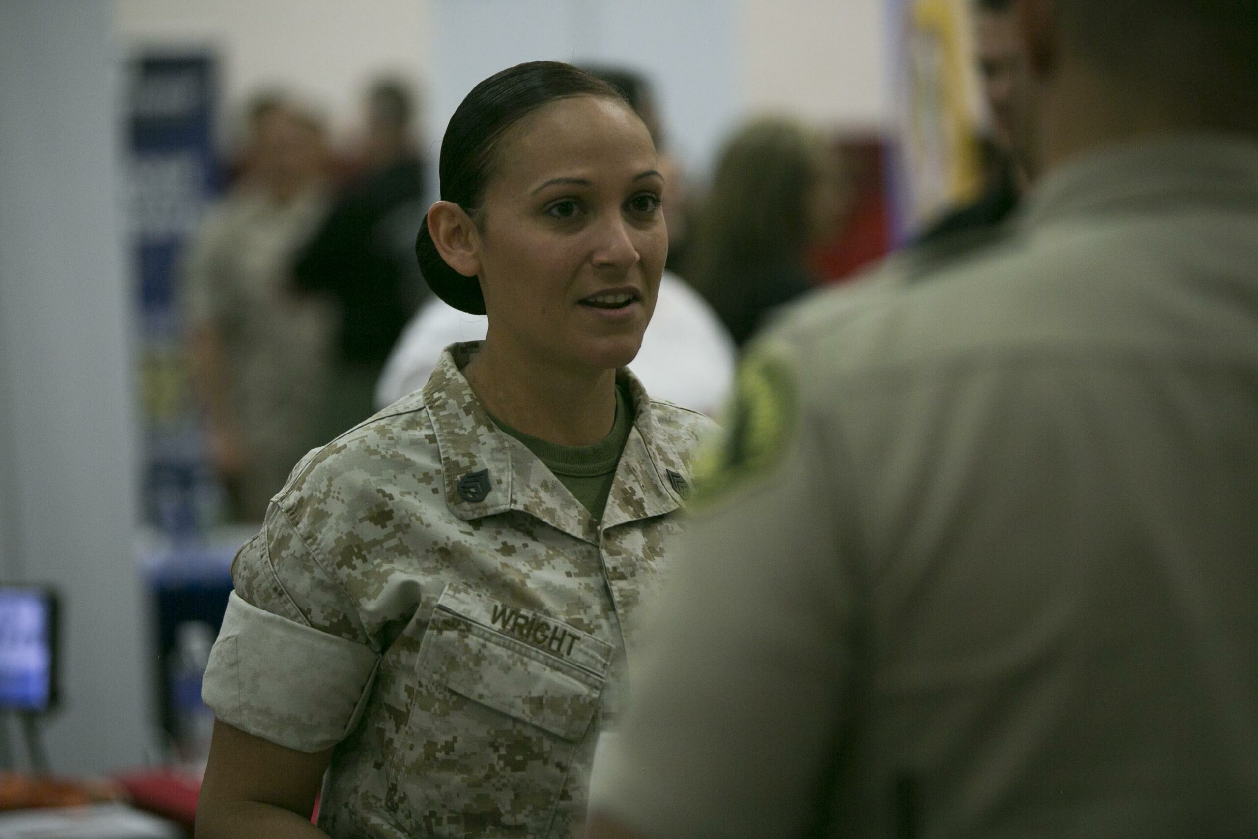 Is Tatiana really a Marine veteran?