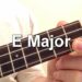 Is there an easier way to play E chord on ukulele?