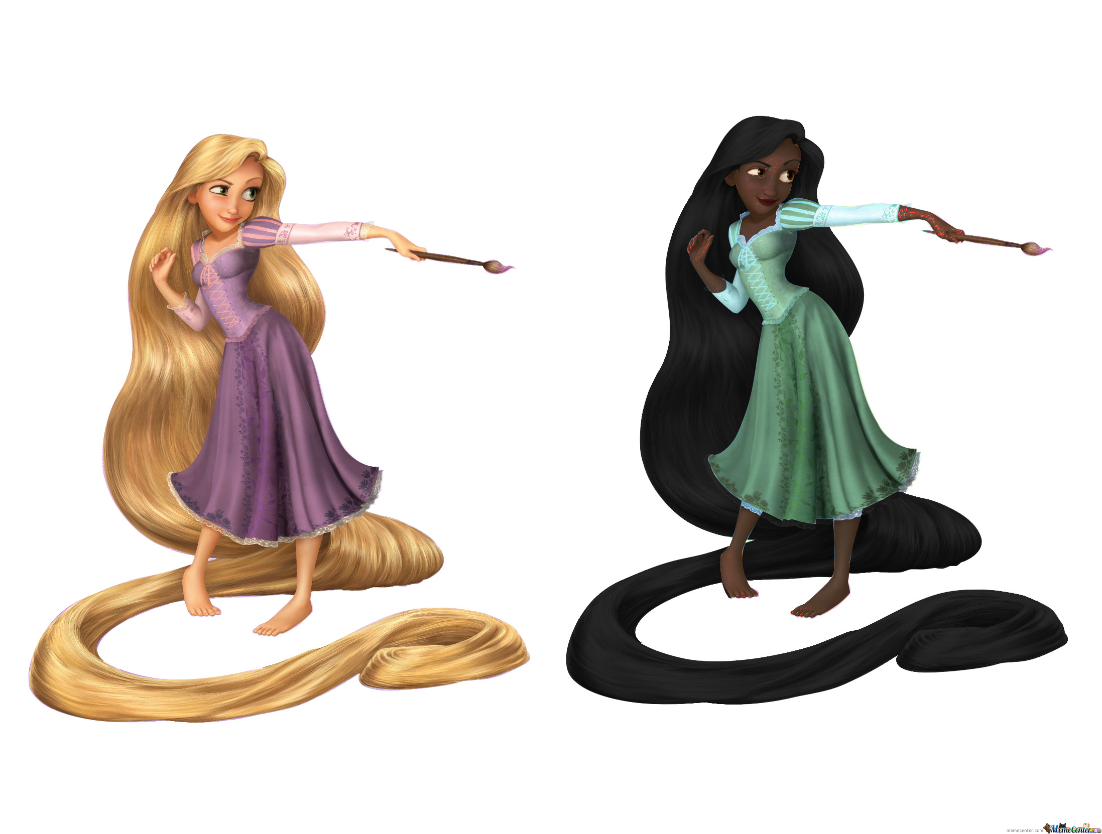 Was Rapunzel black?