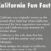 What are 3 interesting facts about California?