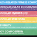 What are the 5 components of fitness?