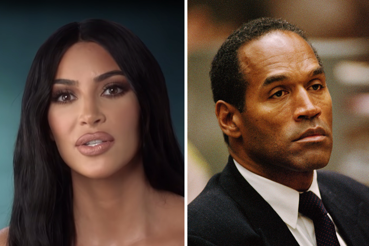 What does Kim Kardashian think about O.J. Simpson?