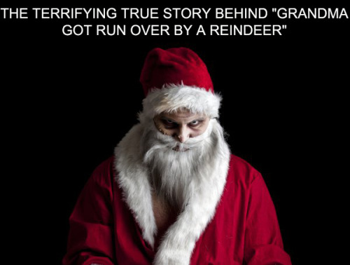 What is the story behind Grandma Got Run Over by a Reindeer?