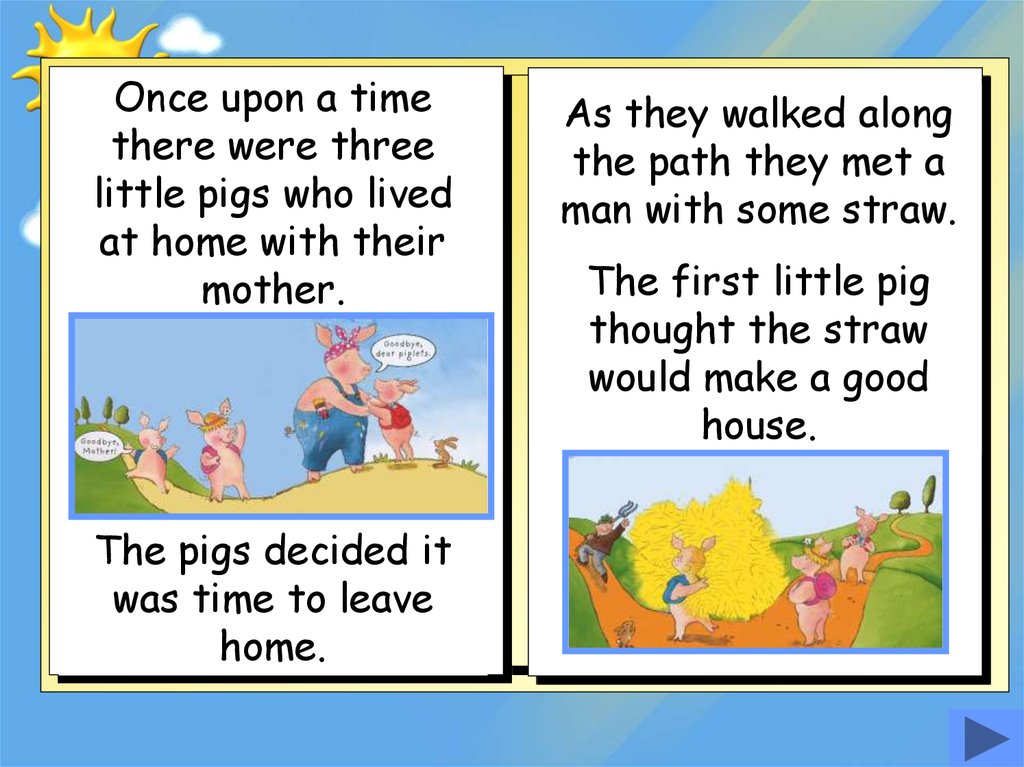 What is the story of the five little piggies?