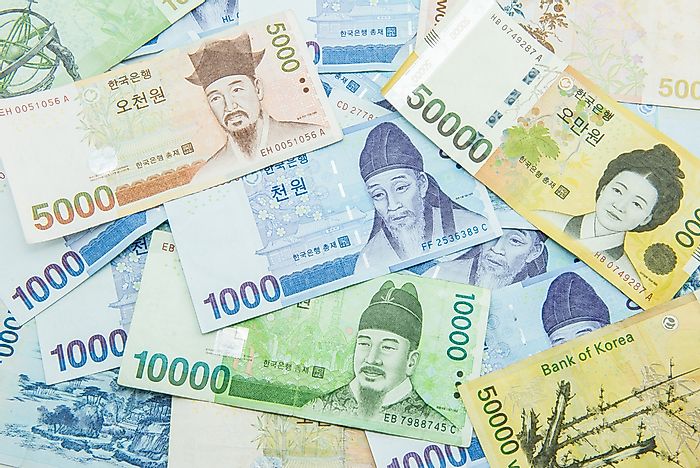 What kind of money does South Korea use?