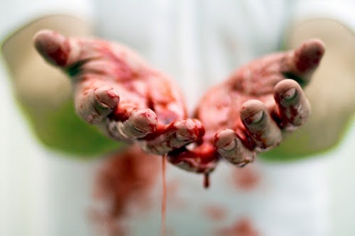 Where does the expression blood on your hands come from?