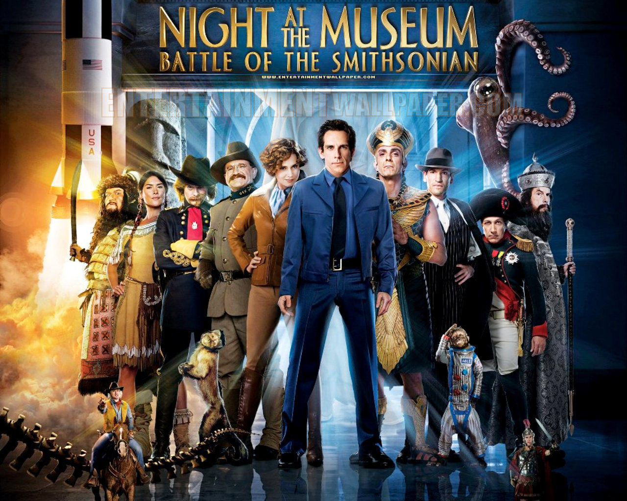 Which Smithsonian is in Night at the Museum 2?