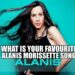 Who are Alanis Morissette's songs about?