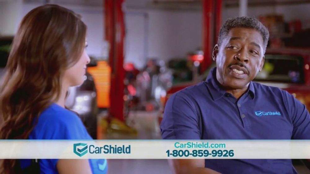 Who are the actors in the CarShield commercial?