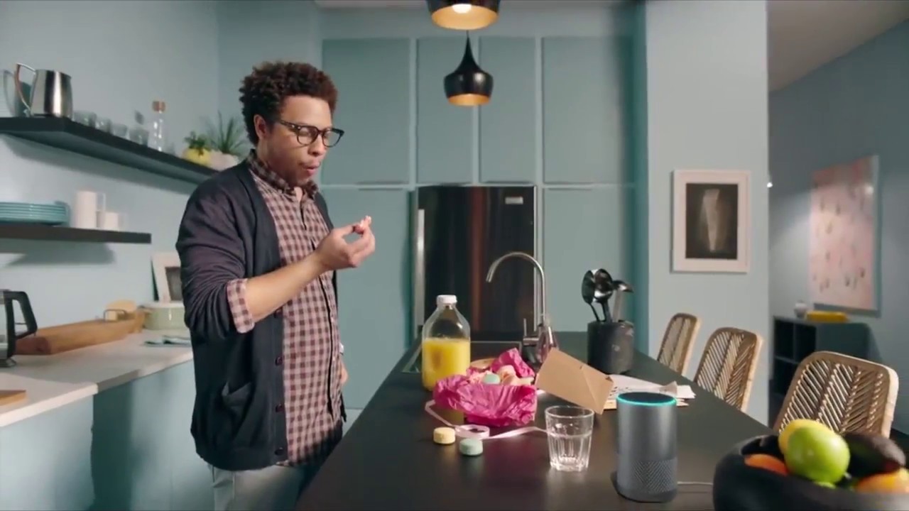 Who are the couple in the Alexa commercial?