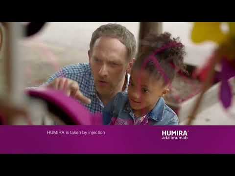 Who is in the Humira commercial?