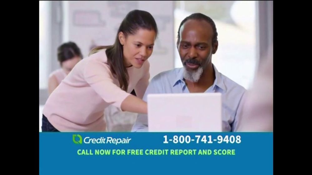 Who is in the credit repair commercial?