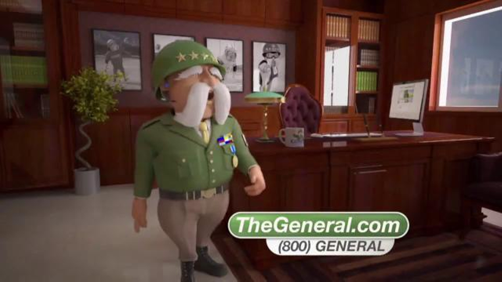 Who is singing on the general insurance commercial?