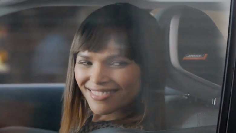 Who is the actress in the Nissan spy thriller commercial?