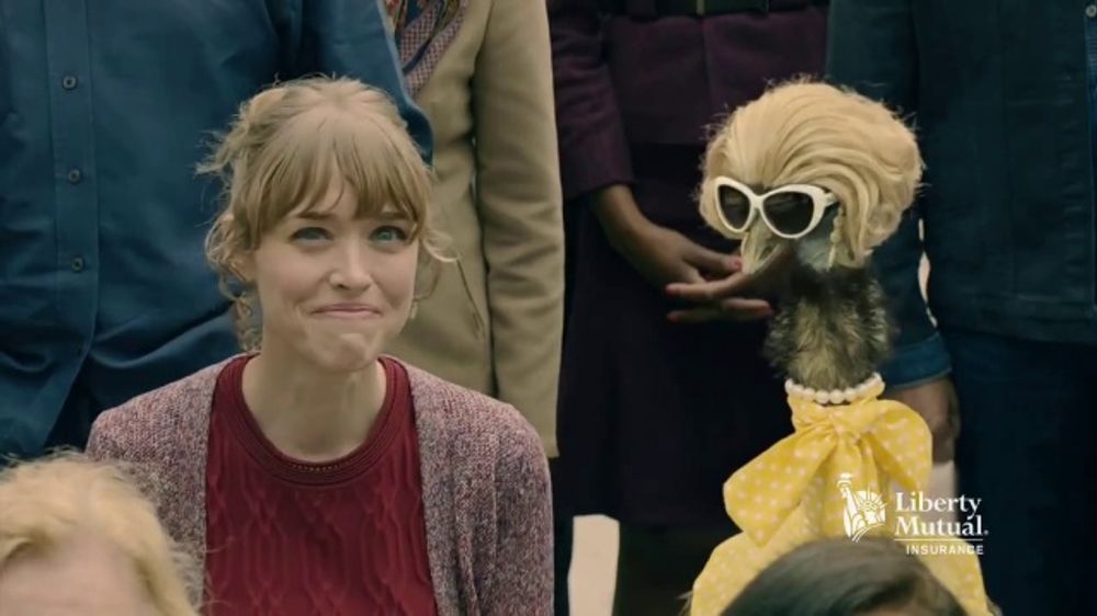 Who is the actress who plays Doug’s wife in Liberty Mutual commercial?