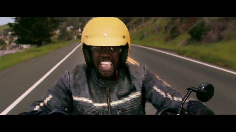 Who is the black guy in the Geico motorcycle commercial?