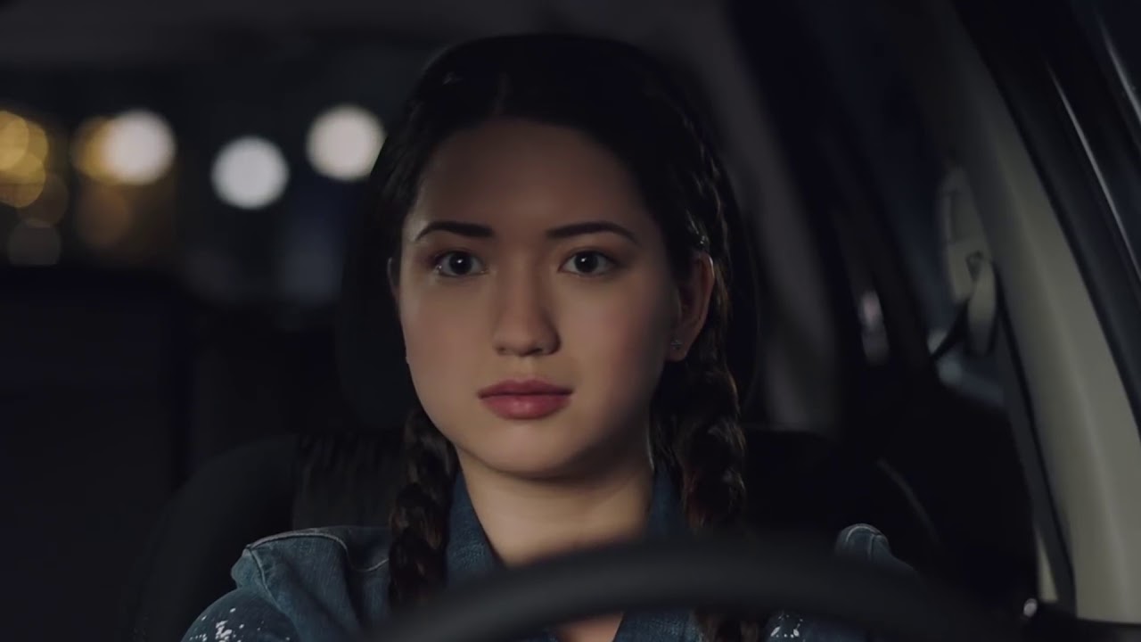 Who is the black haired girl in the new Nissan commercial?