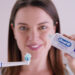 Who is the girl in the Oral-B toothbrush advert?