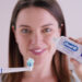 Who is the girl in the Oral B toothpaste advert?