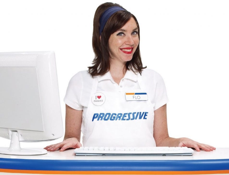 Who is the hot girl in the Progressive commercial?