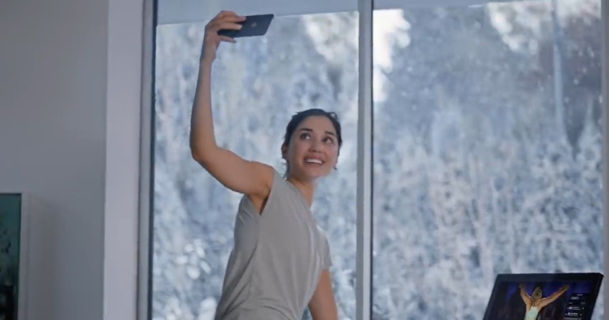 Who is the hot girl in the peloton commercial?