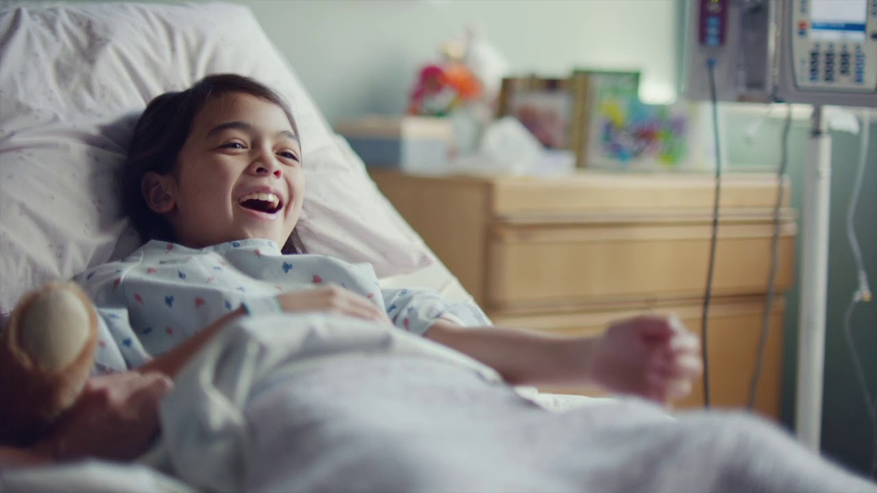 Who is the little girl in the hospital in the pedigree commercial?