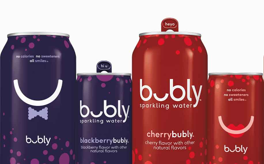 Who owns Bubly sparkling?
