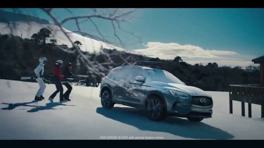 Who sings Infiniti QX50 commercial?