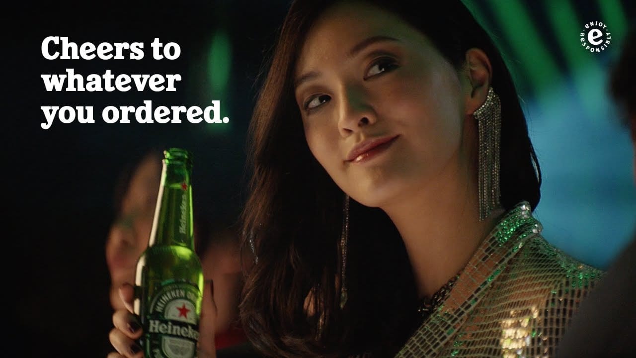 Who sings the song in the new Heineken commercial?