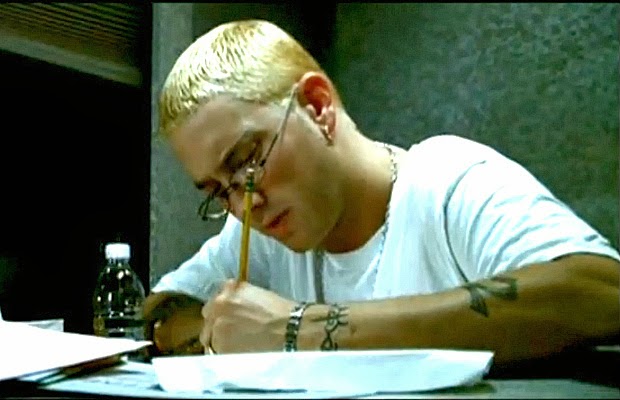 Who writes for Eminem?