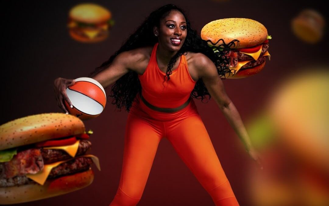 Who’s the WNBA player in the DoorDash commercial?