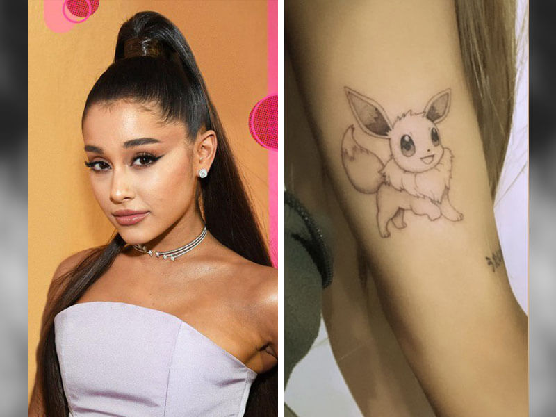 Why does Ariana Grande have an Eevee tattoo?