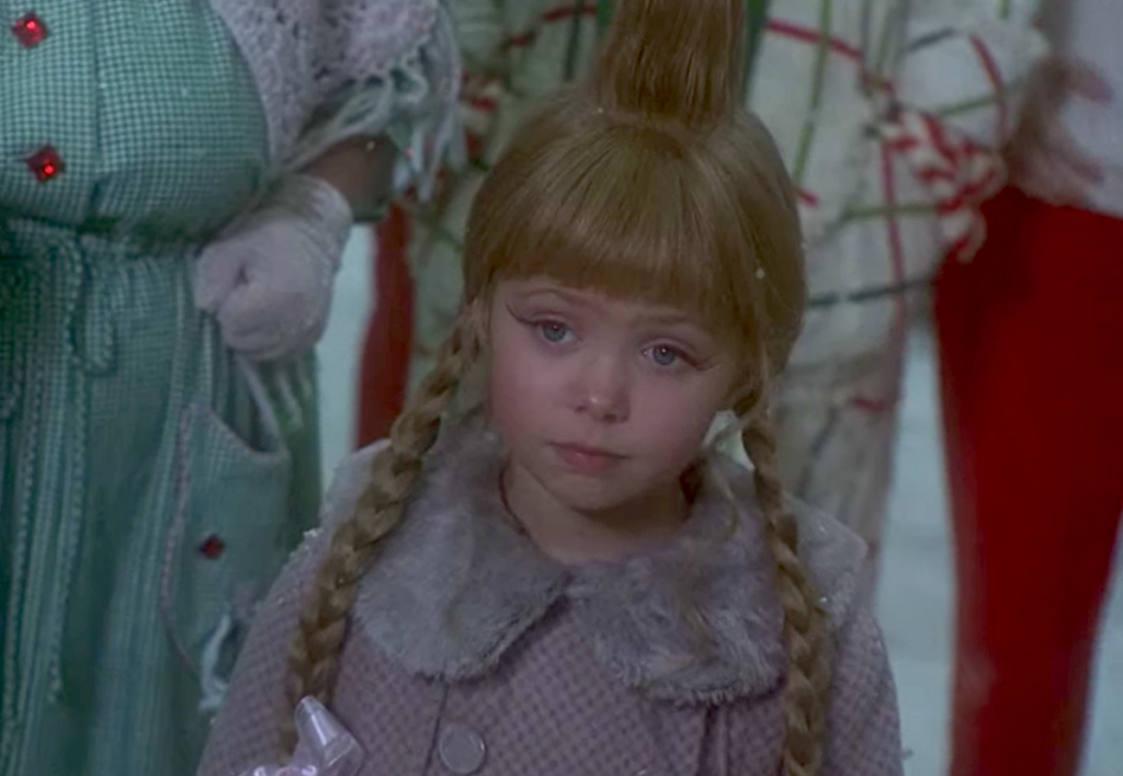 Why is Cindy Lou Who nose normal?